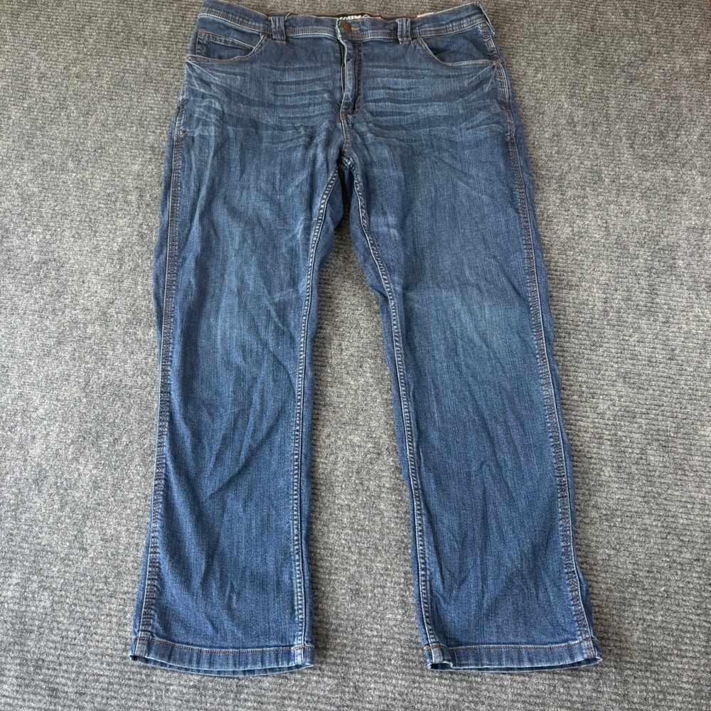Wolverine Mens Blue Stretch Denim Workwear Straight Leg Jeans 38x30 RN119414